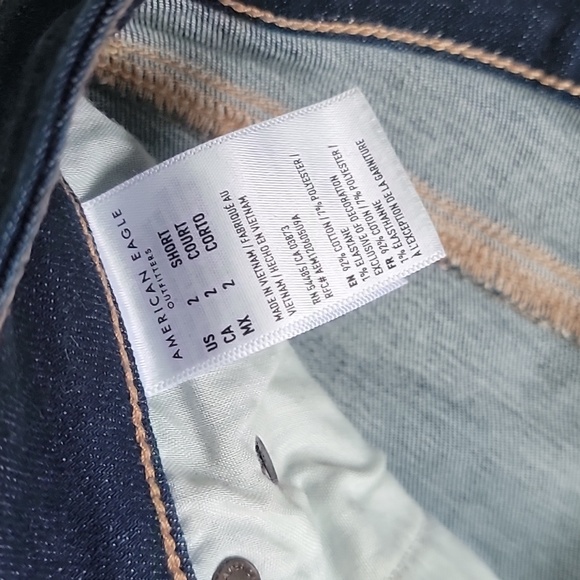 American Eagle women's denim high rise flare jeans size 2 - Picture 6 of 7